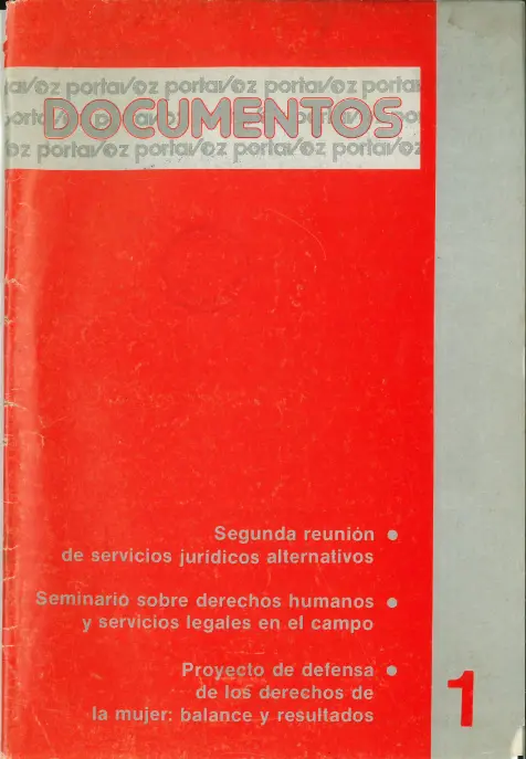 Seminario sobre Derechos Humanos y Servicios Legales en el Campo – Informe ILSA 1988