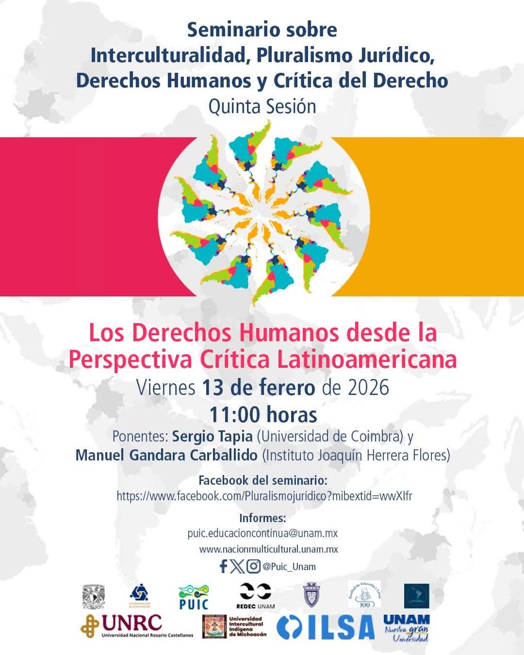 Quinta Sesión.Los Derechos Humanos desde la Perspectiva Crítica Latinoamericana