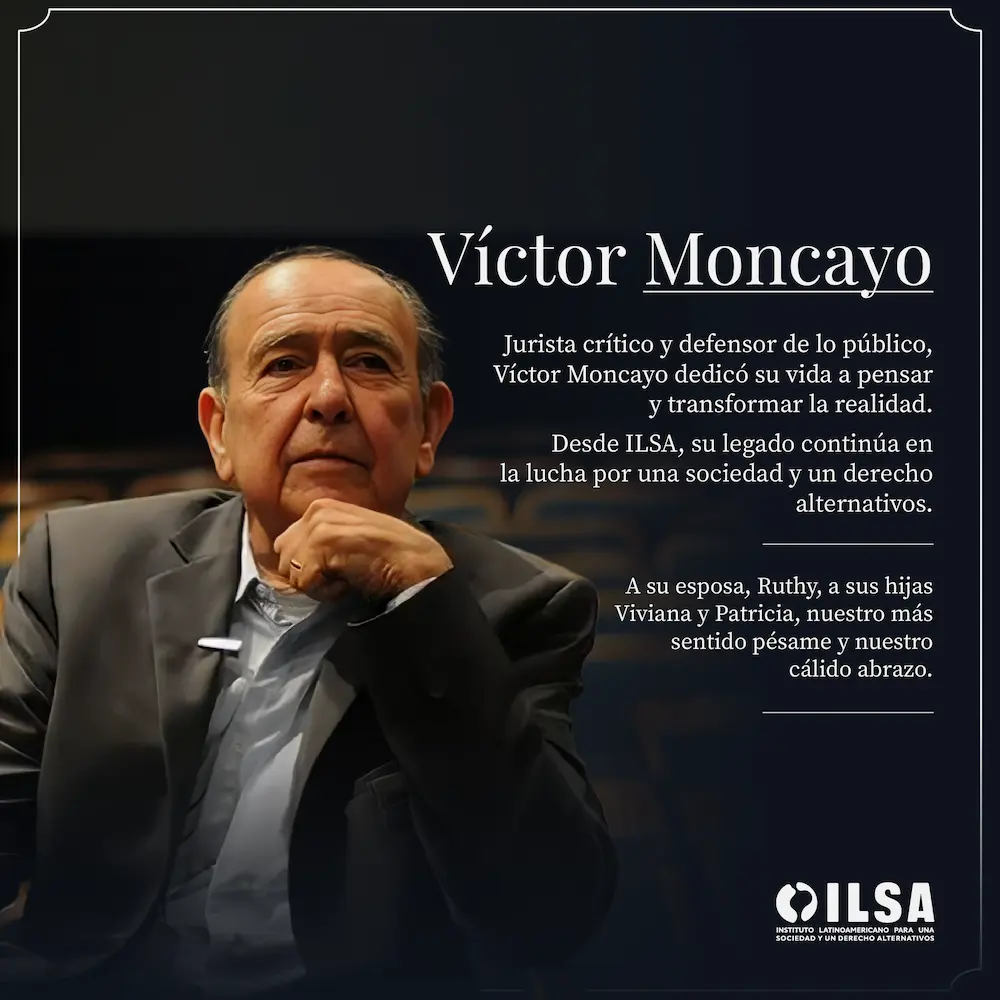 Víctor Moncayo: jurista crítico y maestro comprometido con la construcción de un pensamiento emancipador