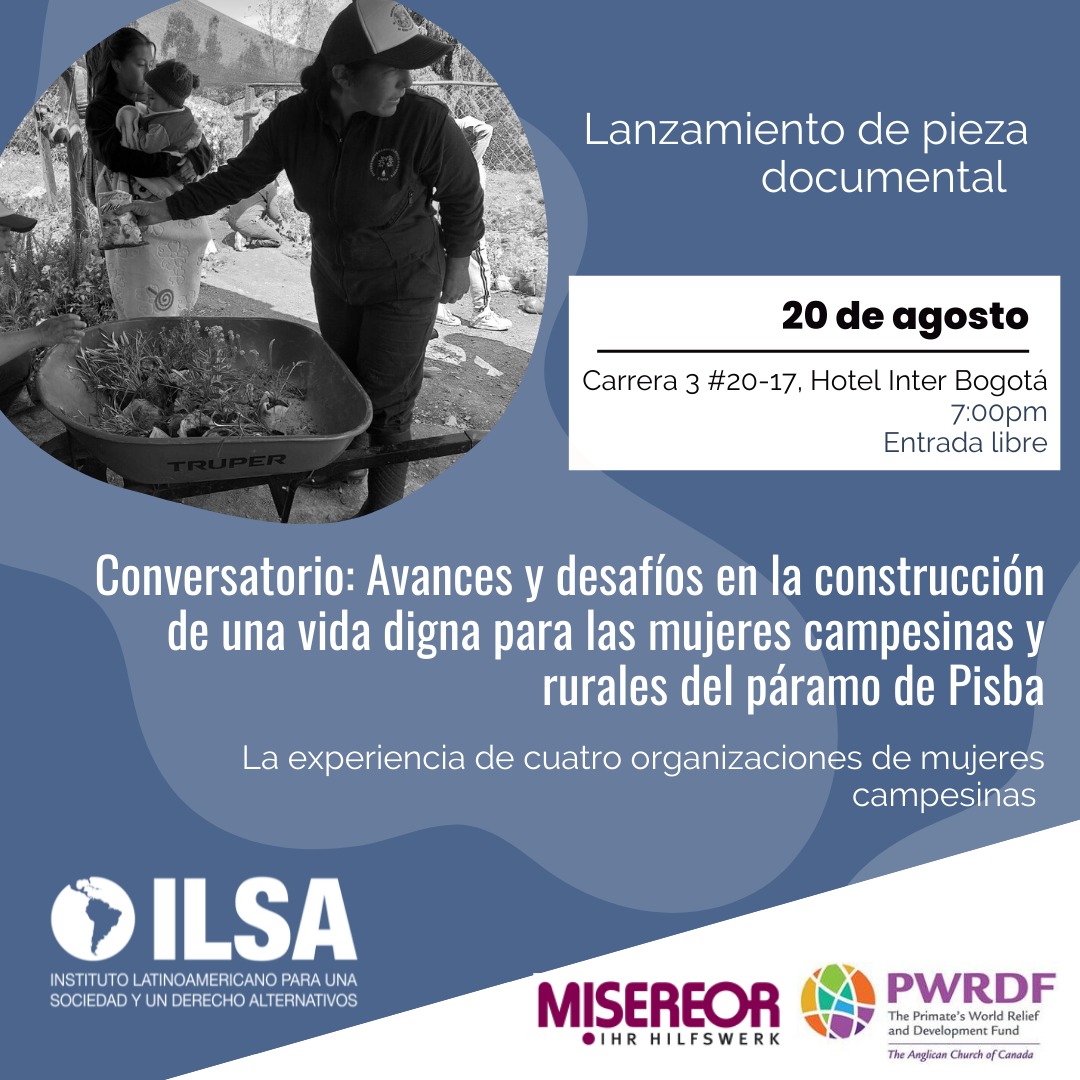 Conversatorio: Avances y desafíos en la construcción de una vida digna para las mujeres campesinas y rurales del páramo de Pisba