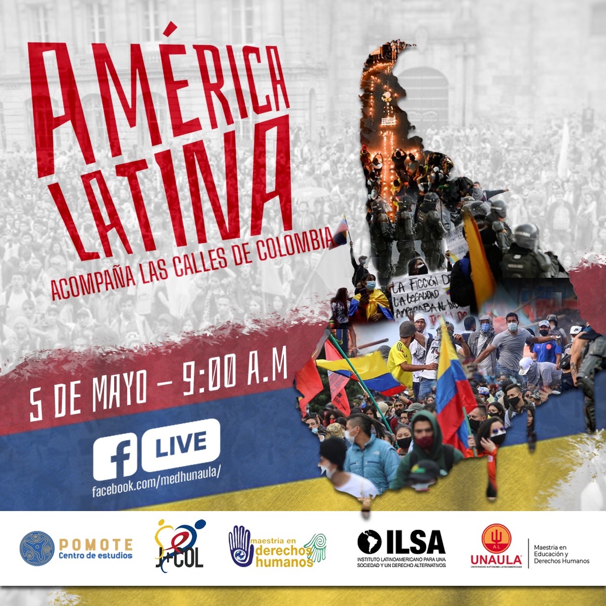 America Latina acompaña las calles de Colombia