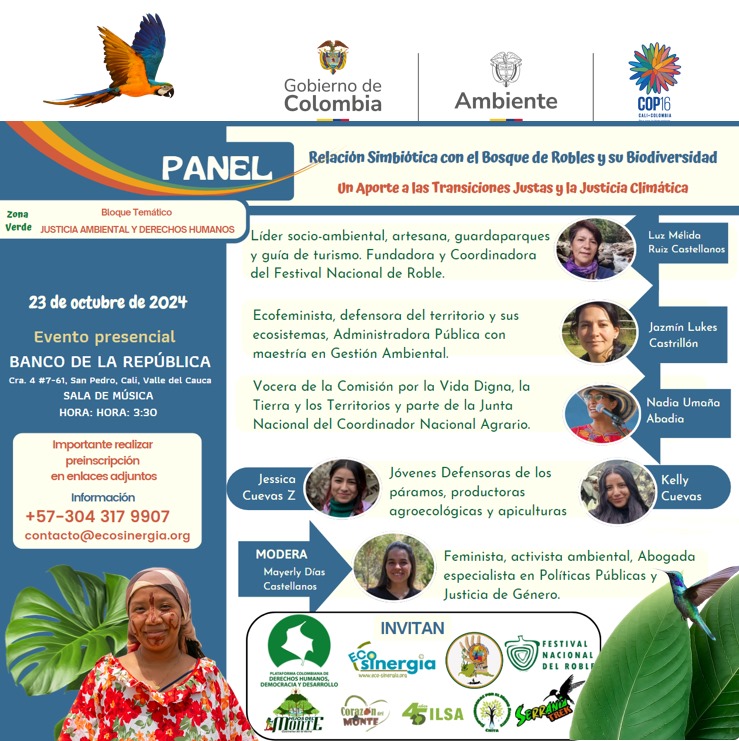 Panel sobre el bosque de robles y justicia climática